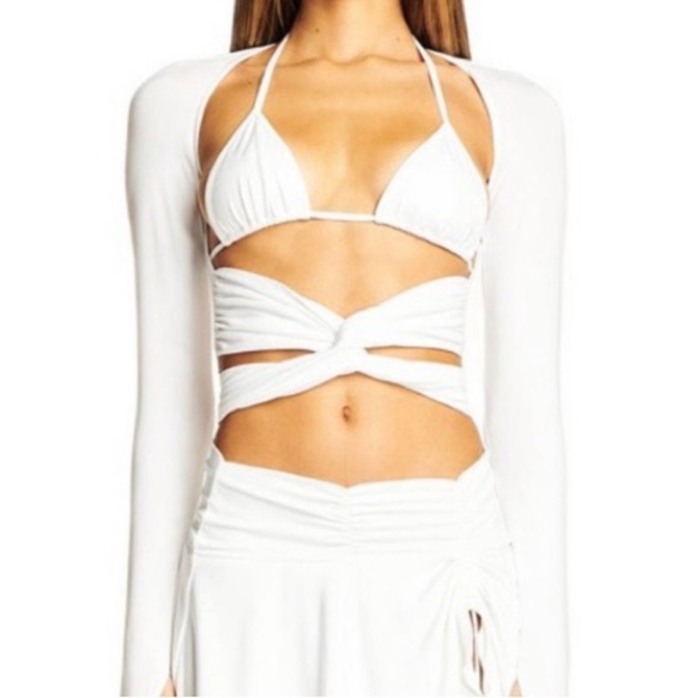 IAMGIA Carrie two piece top white